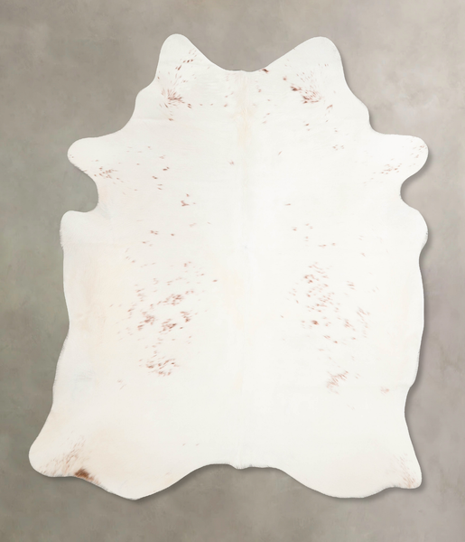 Brown and White Regular Cowhide Rug #A45691