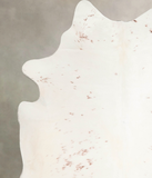 Brown and White Regular Cowhide Rug #A45691