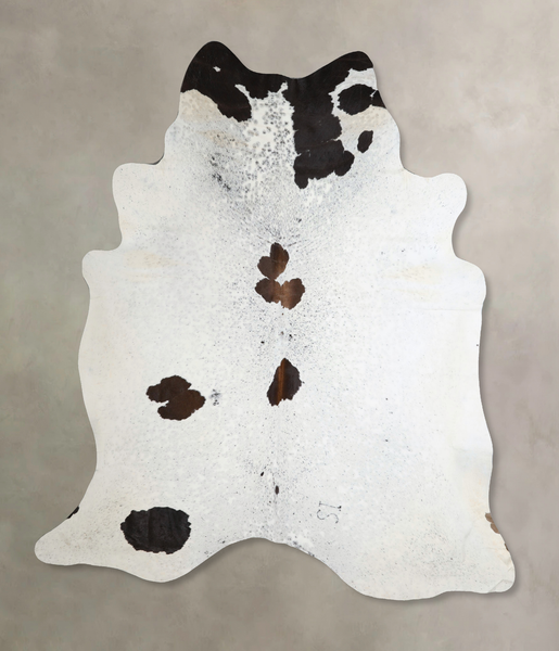 Chocolate and White Cowhide Rug #A45758