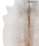 Grey with Beige Cowhide Rug #A4587