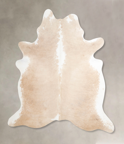 Beige and White Cowhide Rug #A46077