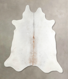 Grey with Beige Cowhide Rug #A46178