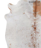 Salt and Pepper Brown Cowhide Rug #A4651