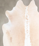 Beige and White Cowhide Rug #A47398