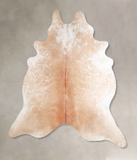 Beige and White Cowhide Rug #A47434