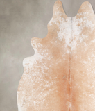Beige and White Cowhide Rug #A47434