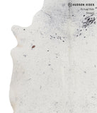 Salt and Pepper Black Cowhide Rug #A4756