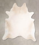 Ivory with Beige Cowhide Rug #A47809
