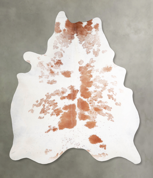 Brown and White Cowhide Rug #A47815