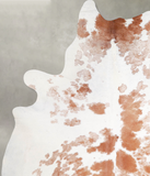 Brown and White Cowhide Rug #A47815
