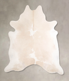 Beige and White Cowhide Rug #A47940