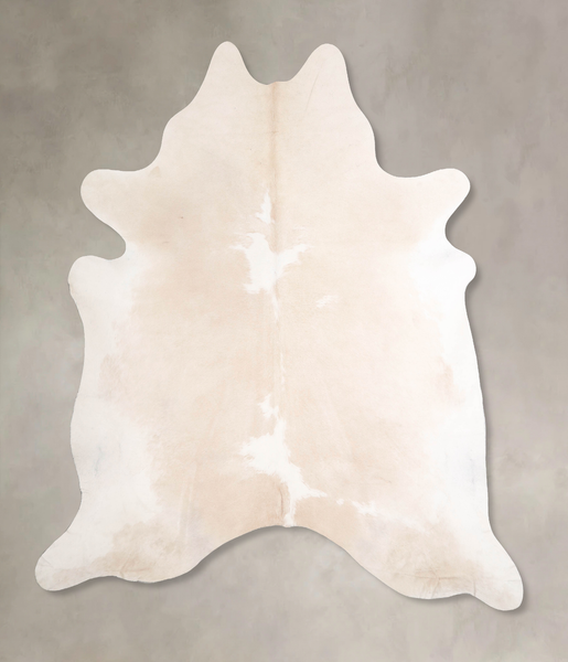 Beige and White Cowhide Rug #A47940