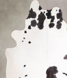 Black and White Cowhide Rug #A48019