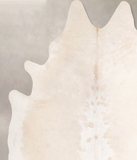 Beige and White Cowhide Rug #A48082