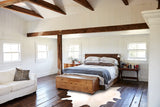 Beige and White Cowhide Rug #A48082