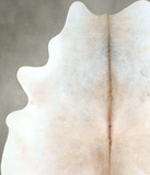 Grey with Beige Cowhide Rug #A48131