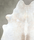 Grey with Beige Cowhide Rug #A48141