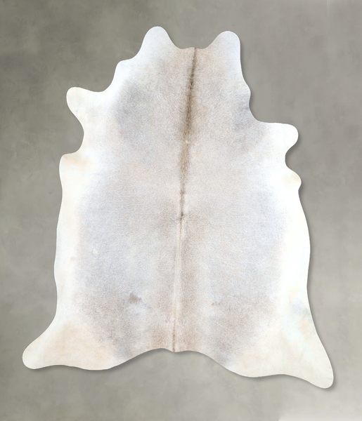 Grey with Beige Cowhide Rug #A48175