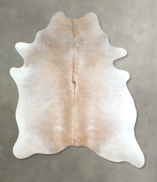 Grey with Beige Cowhide Rug #A48202