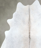 Grey with Beige Cowhide Rug #A48219