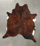 Dark Brindle Cowhide Rug #A48224