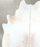 Grey with Beige Cowhide Rug #A48229