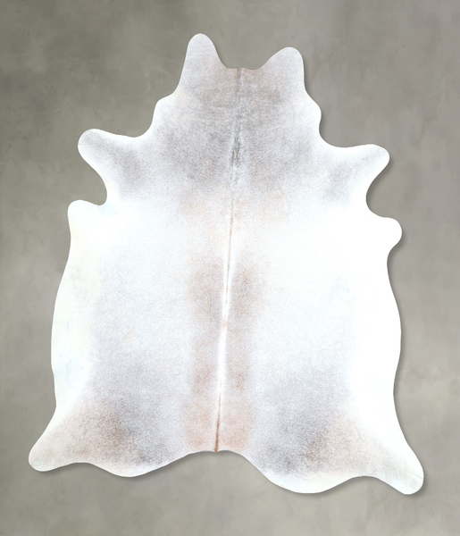 Grey with Beige Cowhide Rug #A48230