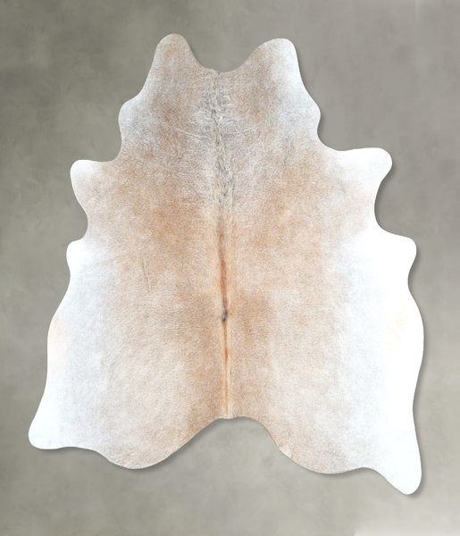 Grey with Beige Cowhide Rug #A48235