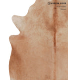Solid Brown Cowhide Rug #A4826