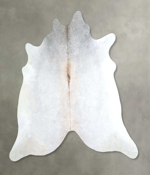 Grey with Beige Cowhide Rug #A48272