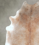 Grey with Beige Cowhide Rug #A48279