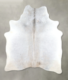 Grey with Beige Cowhide Rug #A48282