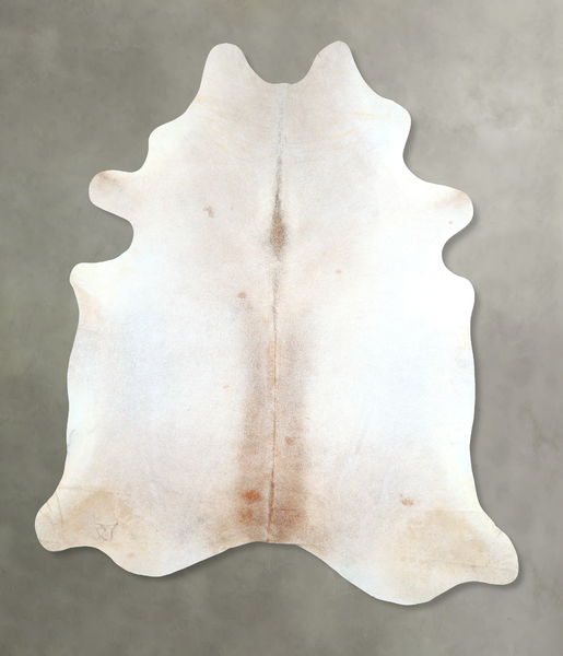 Grey with Beige Cowhide Rug #A48286