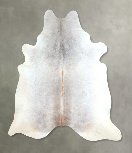 Grey with Beige Cowhide Rug #A48316