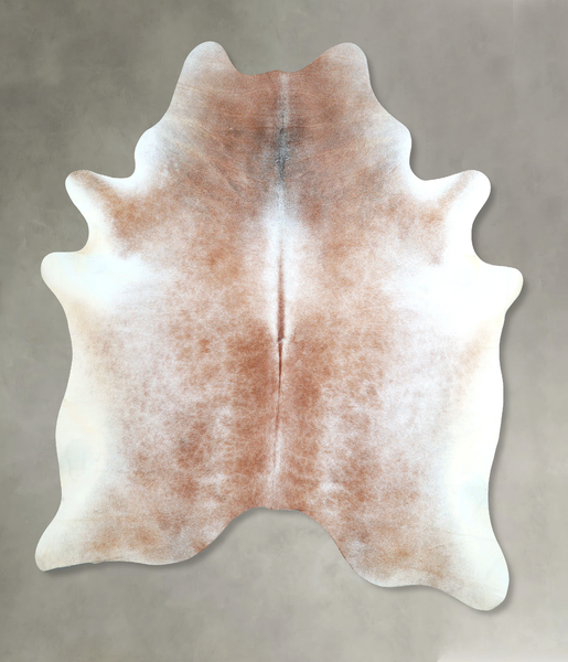 Grey with Beige Cowhide Rug #A48322