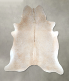 Grey with Beige Cowhide Rug #A48334