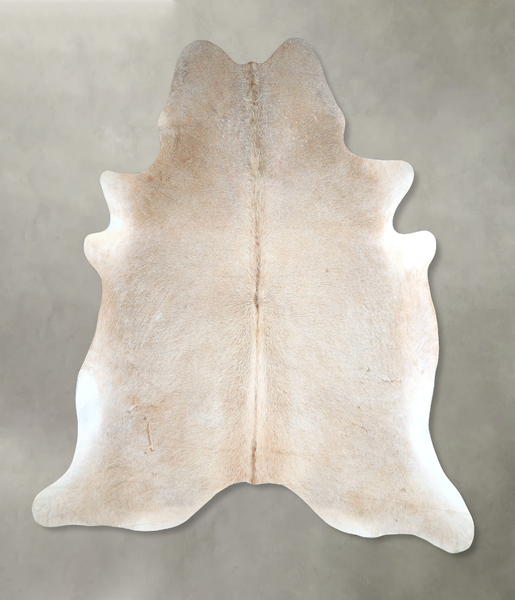 Grey with Beige Cowhide Rug #A48334