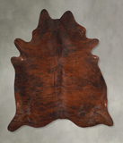 Dark Brindle Cowhide Rug #A48359