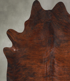 Dark Brindle Cowhide Rug #A48359