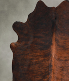 Dark Brindle Cowhide Rug #A48363