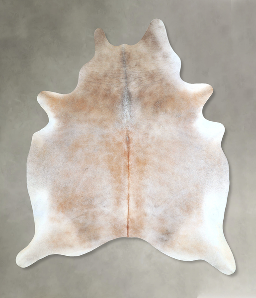 Grey with Beige Cowhide Rug #A48366