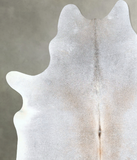 Grey with Beige Cowhide Rug #A48427