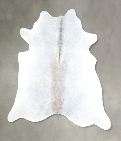 Grey with Beige Cowhide Rug #A48433