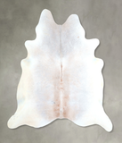 Grey with Beige Cowhide Rug #A48434