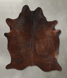 Dark Brindle Cowhide Rug #A48454