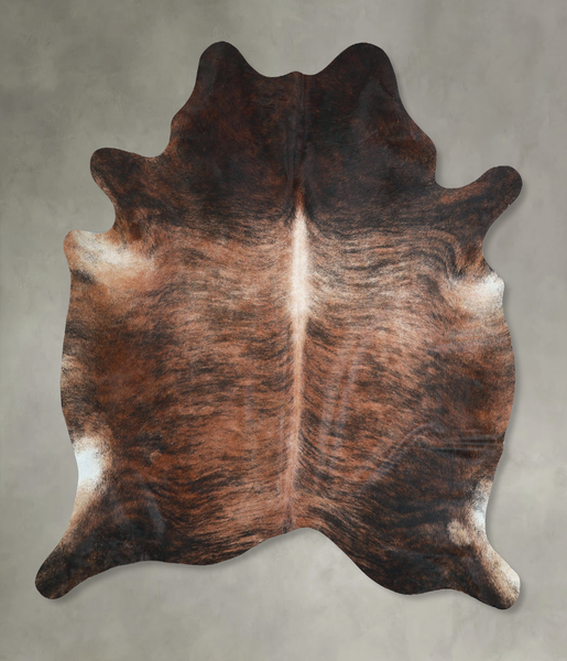 Dark Brindle Cowhide Rug #A48474