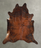 Dark Brindle Cowhide Rug #A48487