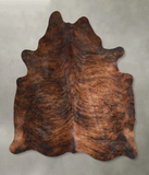 Dark Brindle Cowhide Rug #A48488