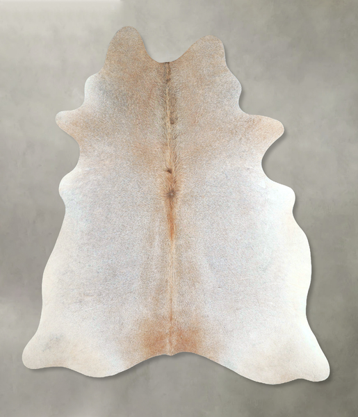 Grey with Beige Cowhide Rug #A48500