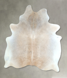 Grey with Beige Cowhide Rug #A48562